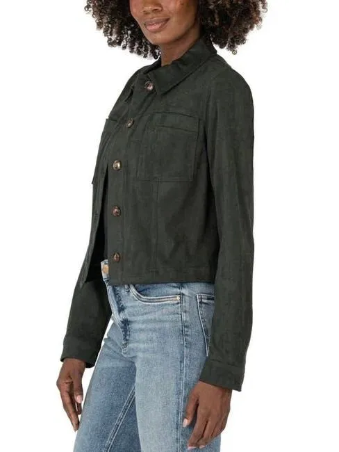 Kut Jeans : Matilda Crop Trucker Jacket