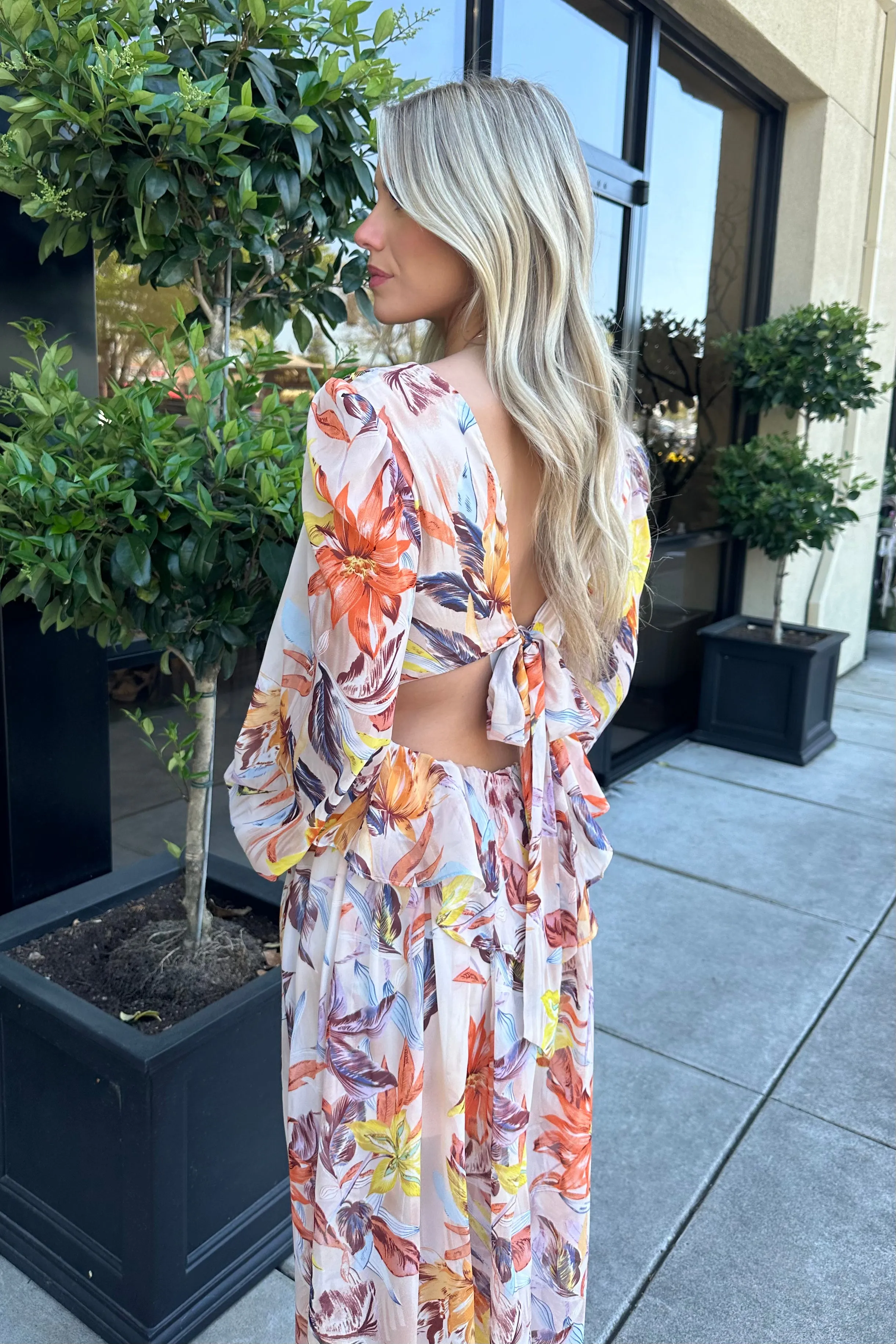 LIV FLORAL MAXI DRESS