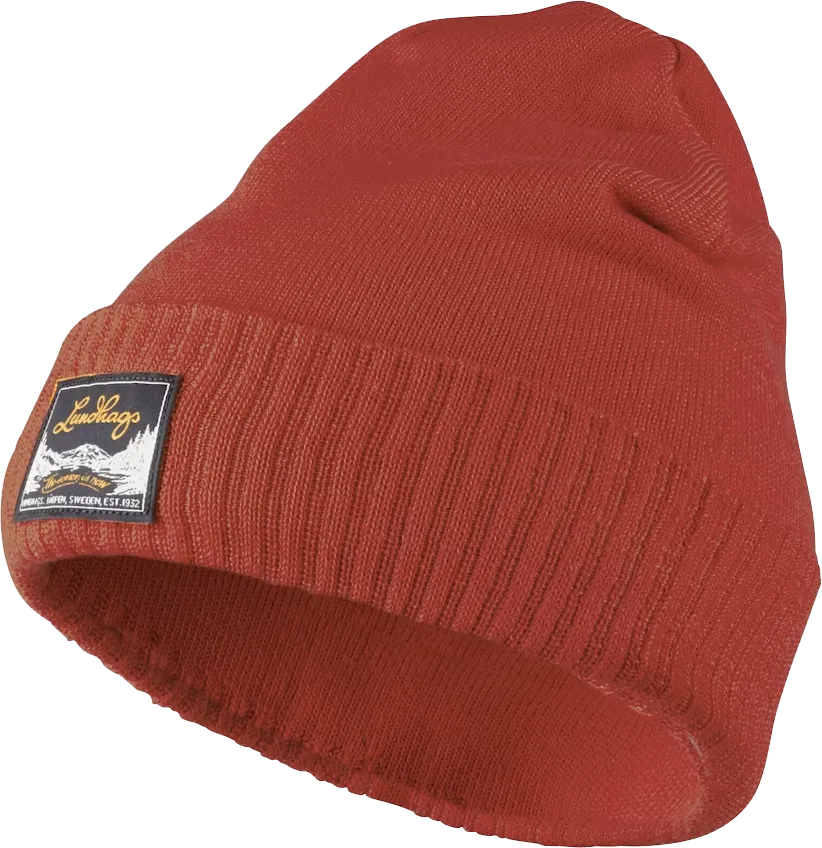 Lundhags Knak Beanie Mellow Red | Buy Lundhags Knak Beanie Mellow Red here | Outnorth