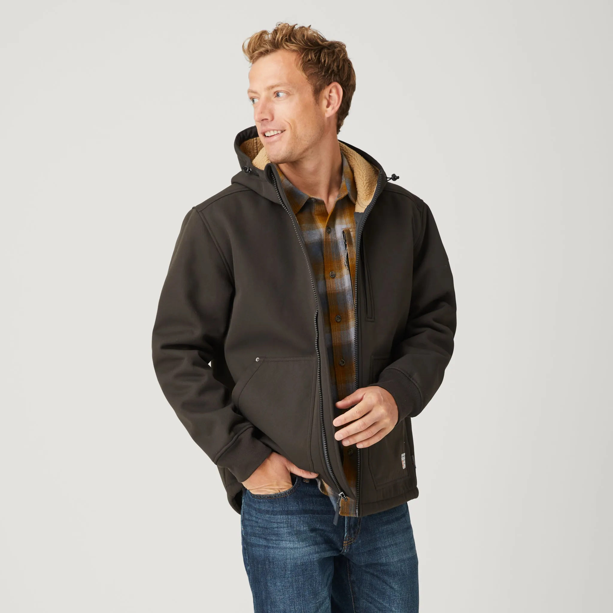 Men's Wind River Burly Canvas Softshell Jacket