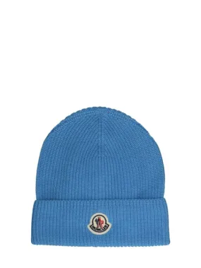 Moncler   Logo detail cotton beanie 