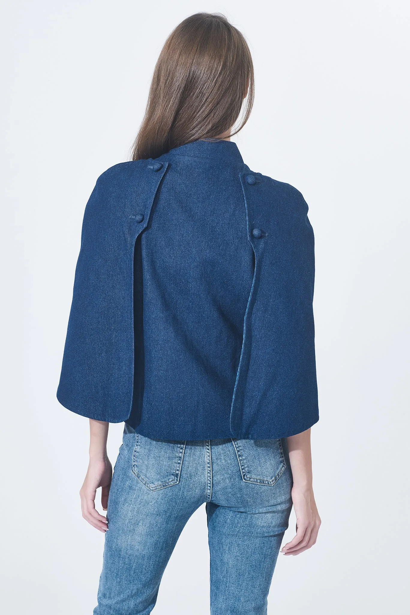 NAVA Denim 3-way Cape (Blue)