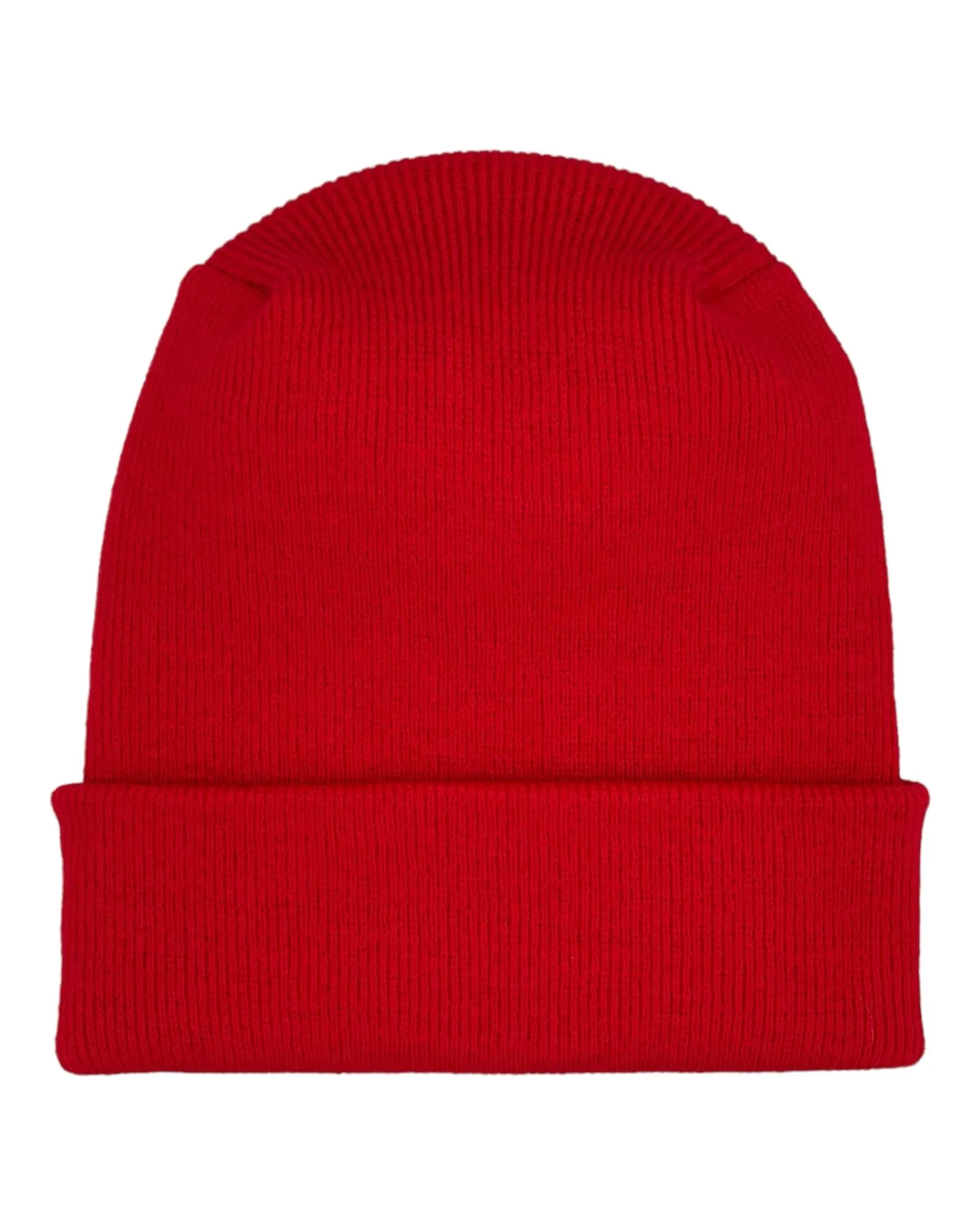 NEW HAAKWEAR Theta-Stitch Cuffed Beanie - Designed and Made in USA (Patent Pending Design) - Scarlet Red