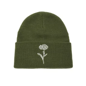 Obey Flower Beanie - Army