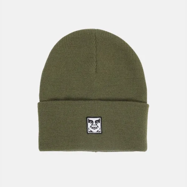 Obey Icon Patch Cuff Beanie - Army