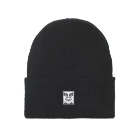 Obey Icon Patch Cuff Beanie - Black