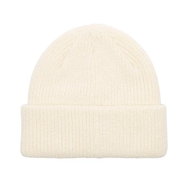 Obey Mid Icon Patch Cuff Beanie - Unbleached