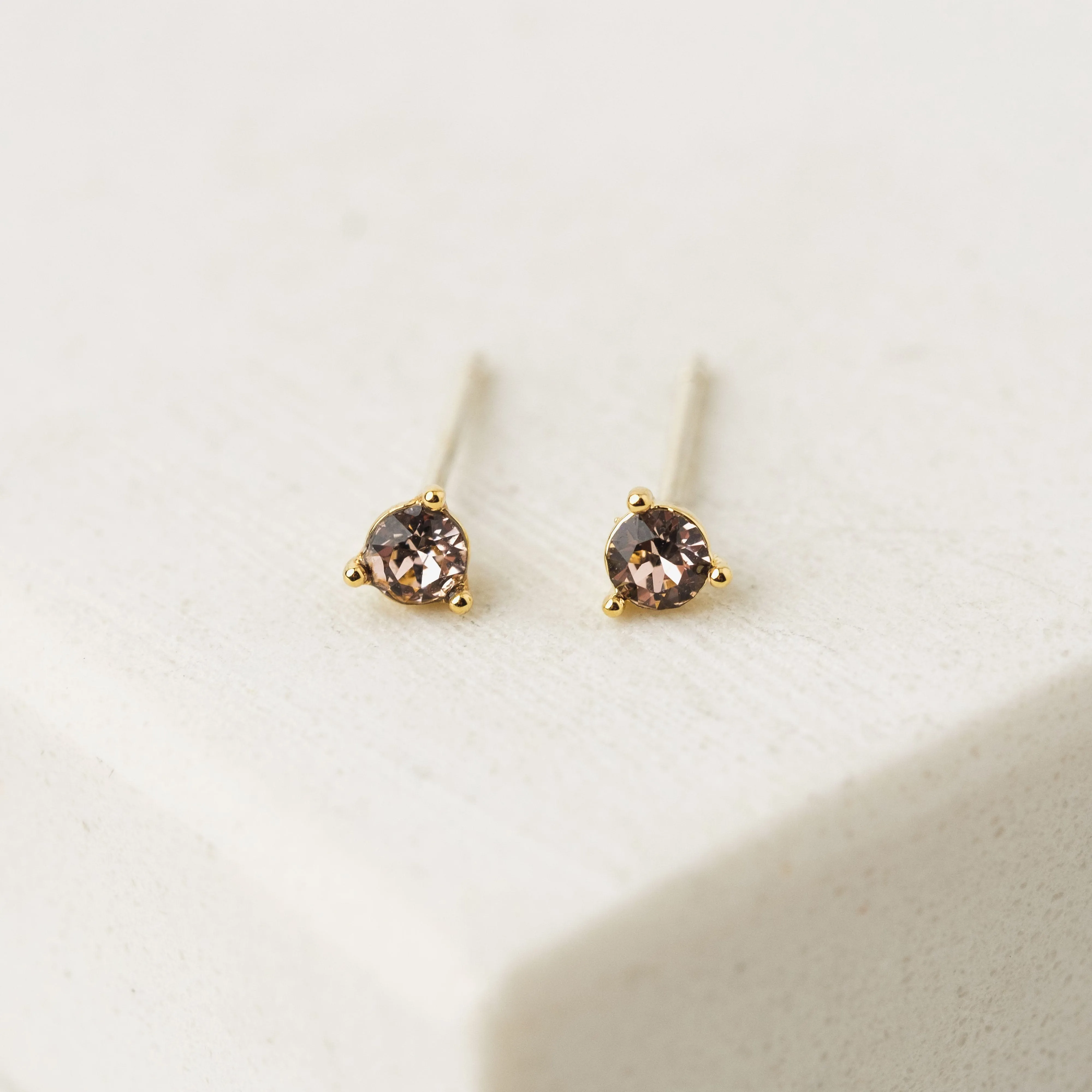 October Kaleidoscope Birthstone Stud Earrings