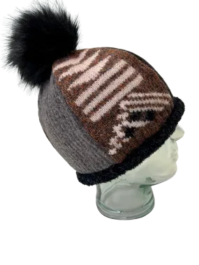 One of a Kind Pom Pom Hat 154