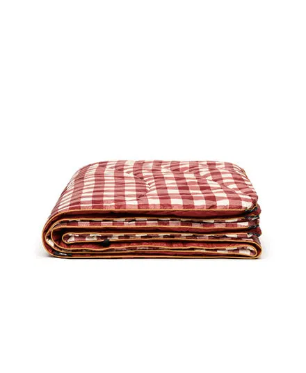 Original Puffy Blanket, Red Gingham