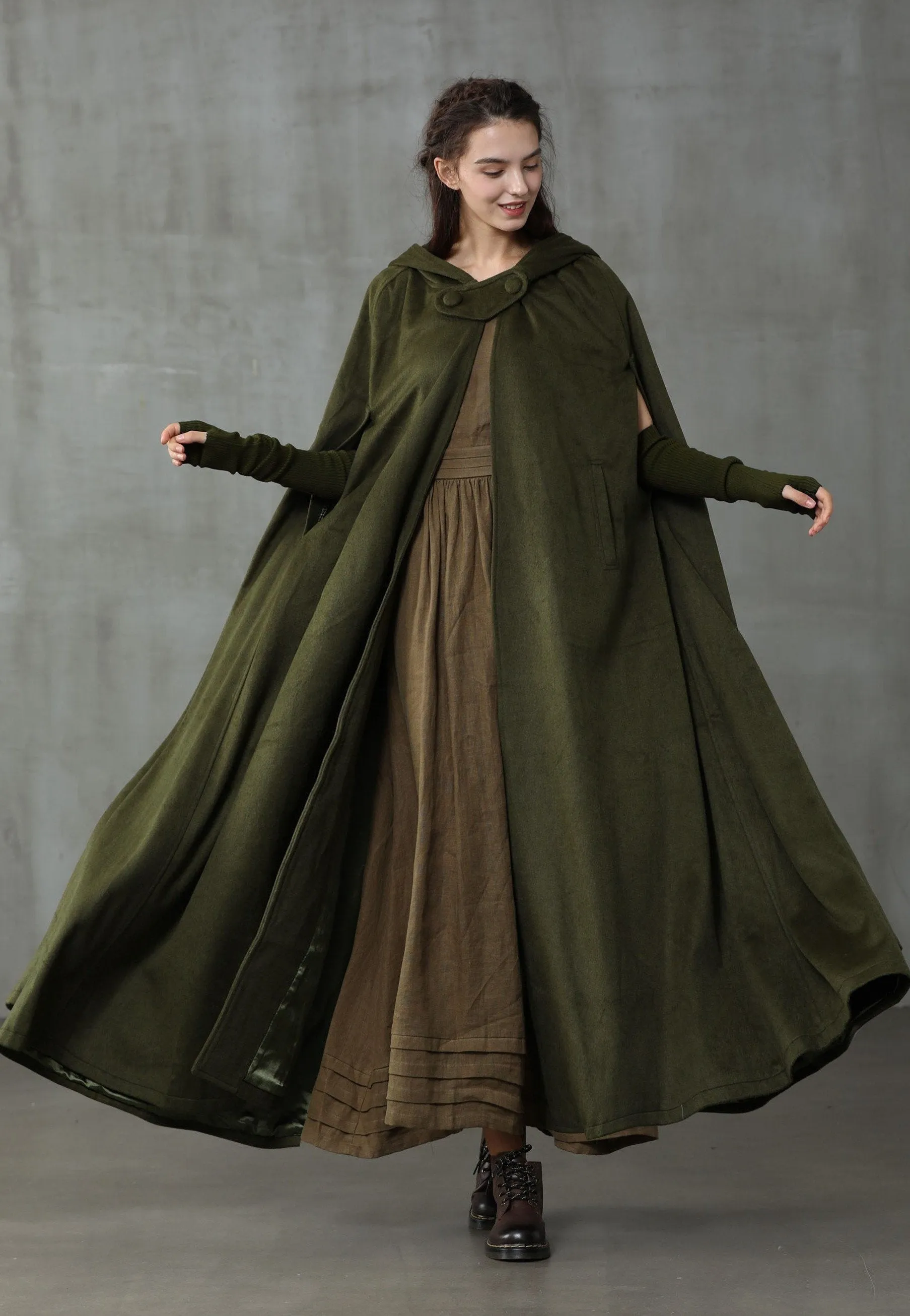 Outlander 2020 | 100% Wool Cloak Coat