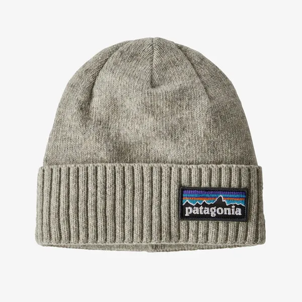 Patagonia Brodeo Beanie -  P-6 Logo / Drifter Grey