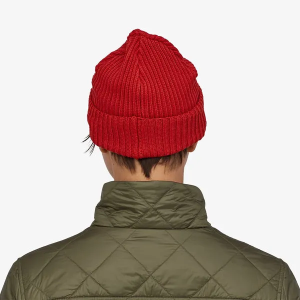 Patagonia Fishermans Rolled Beanie - Hot Ember