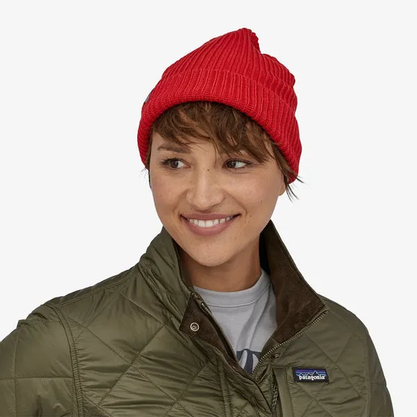 Patagonia Fishermans Rolled Beanie - Hot Ember