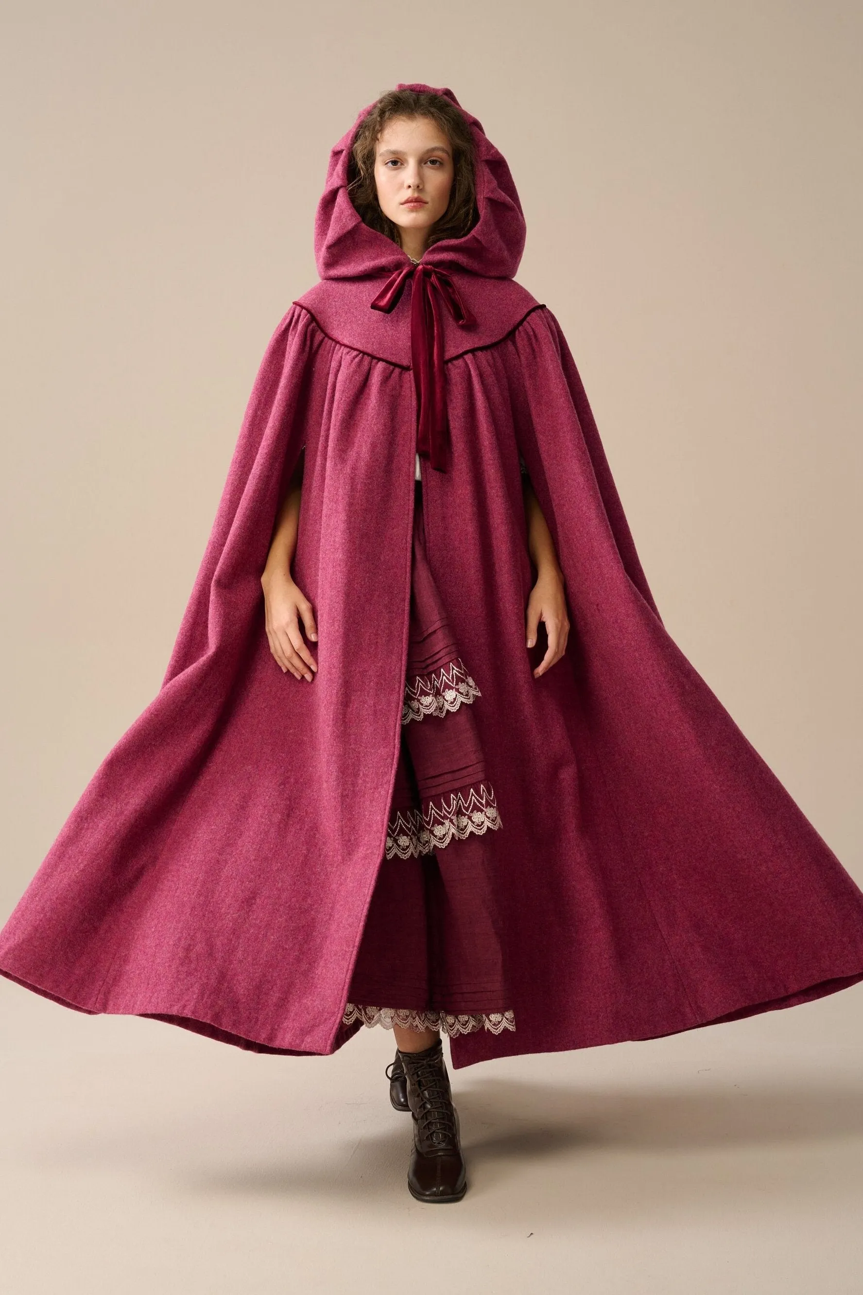 Perfumer 33 | hooded wool cloak