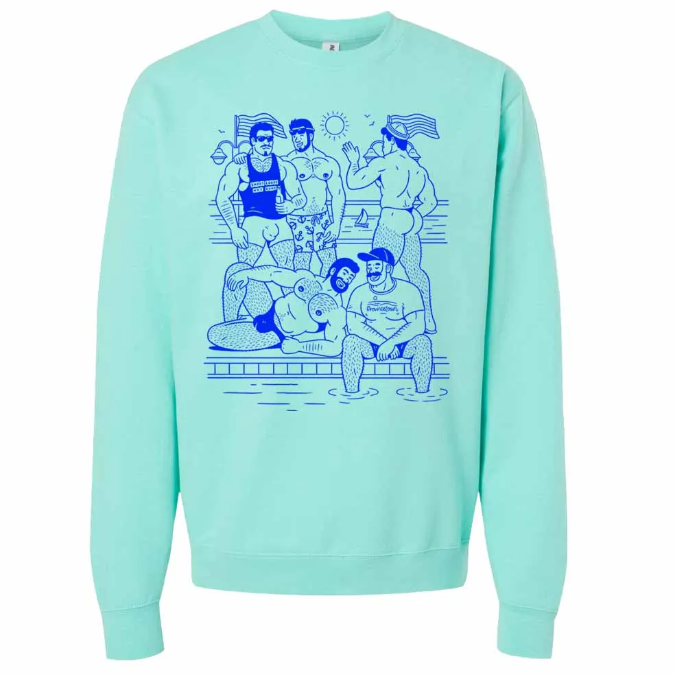 Ptown Boatslip Tea Crew Sweatshirt