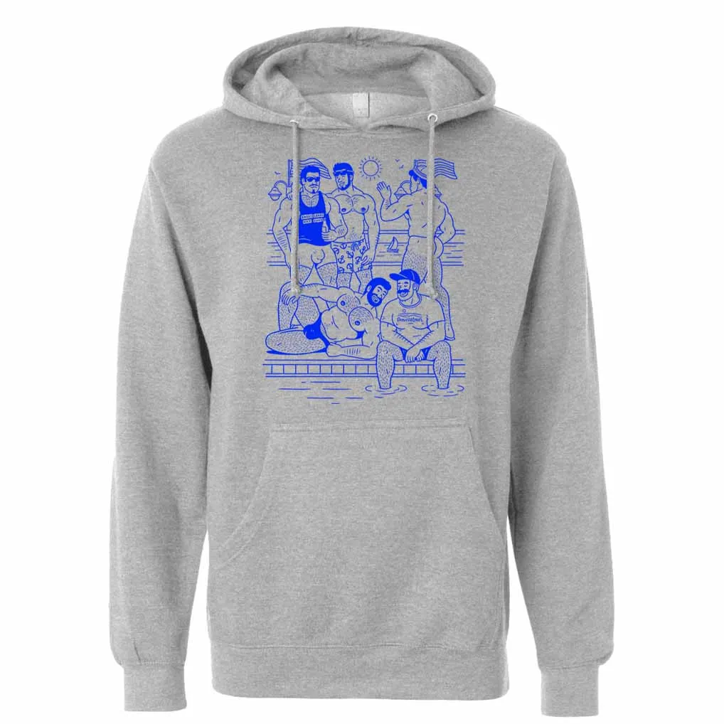 Ptown Boatslip Tea Pullover Hooded Sweatshirt