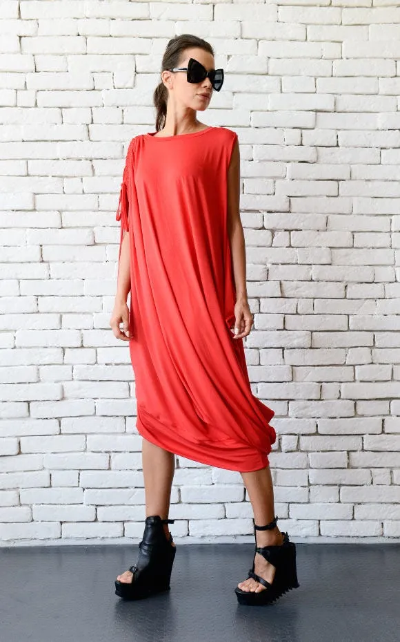 Red Loose Kaftan