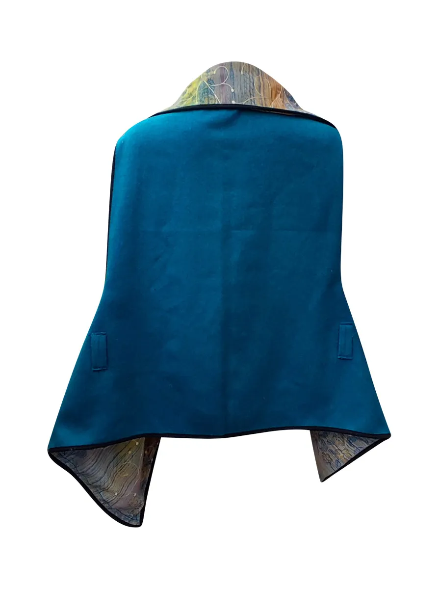 ReSaree felt cape raima