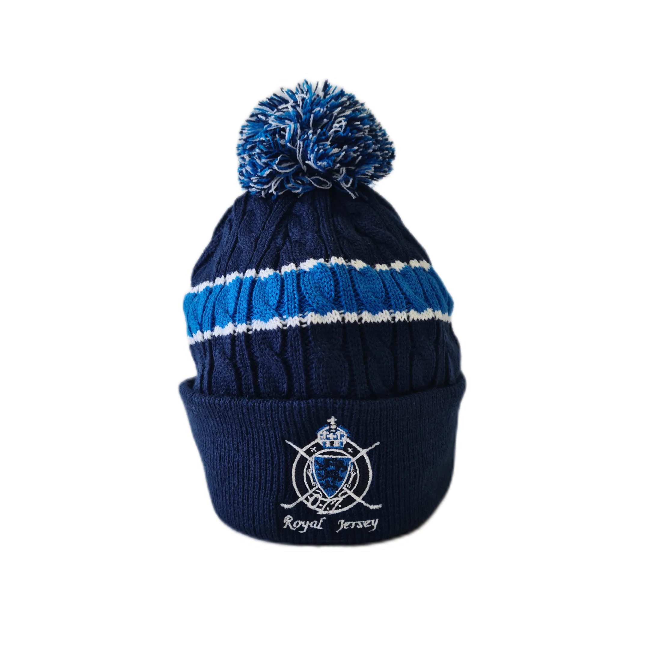 Royal Jersey Winter Beanies / Bobble Hats