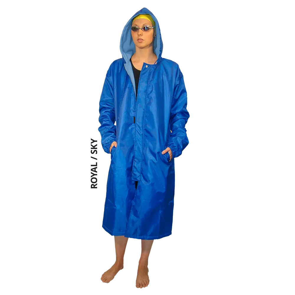 Royal/Sky SS Swim Parka