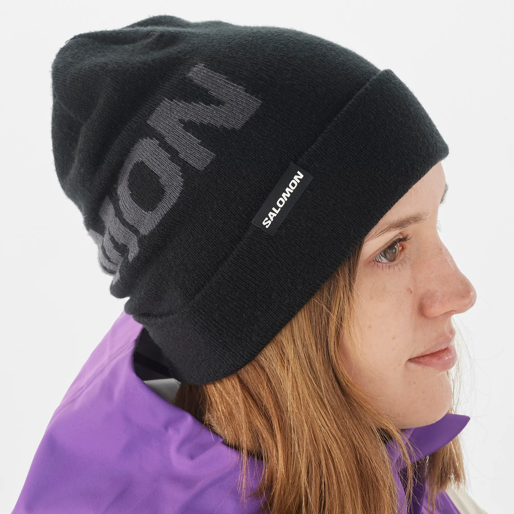 Salomon Hermitage Beanie Deep Black | Buy Salomon Hermitage Beanie Deep Black here | Outnorth