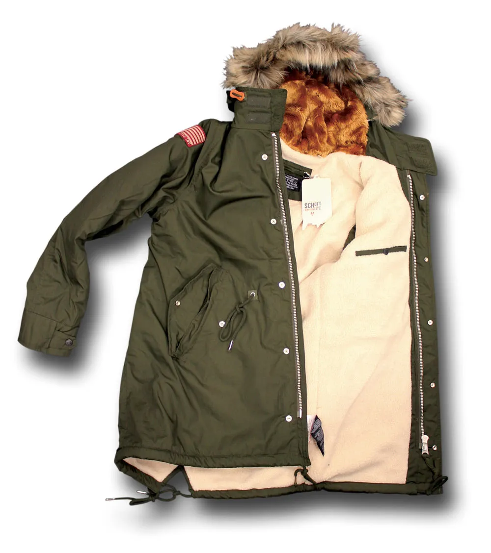 SCHOTT M517 HOODED JACKET