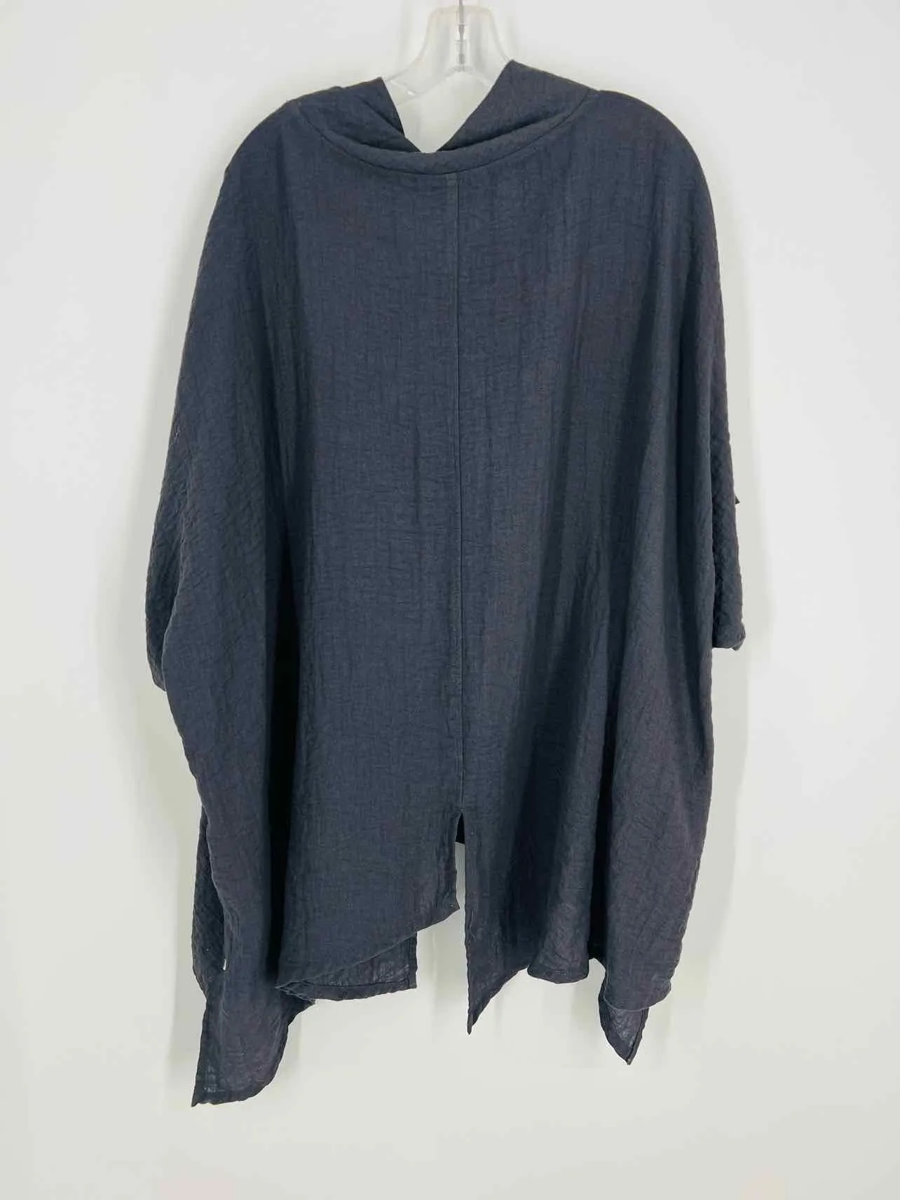 Size L/XL? Gray Cowlneck Solid Tops Tunic