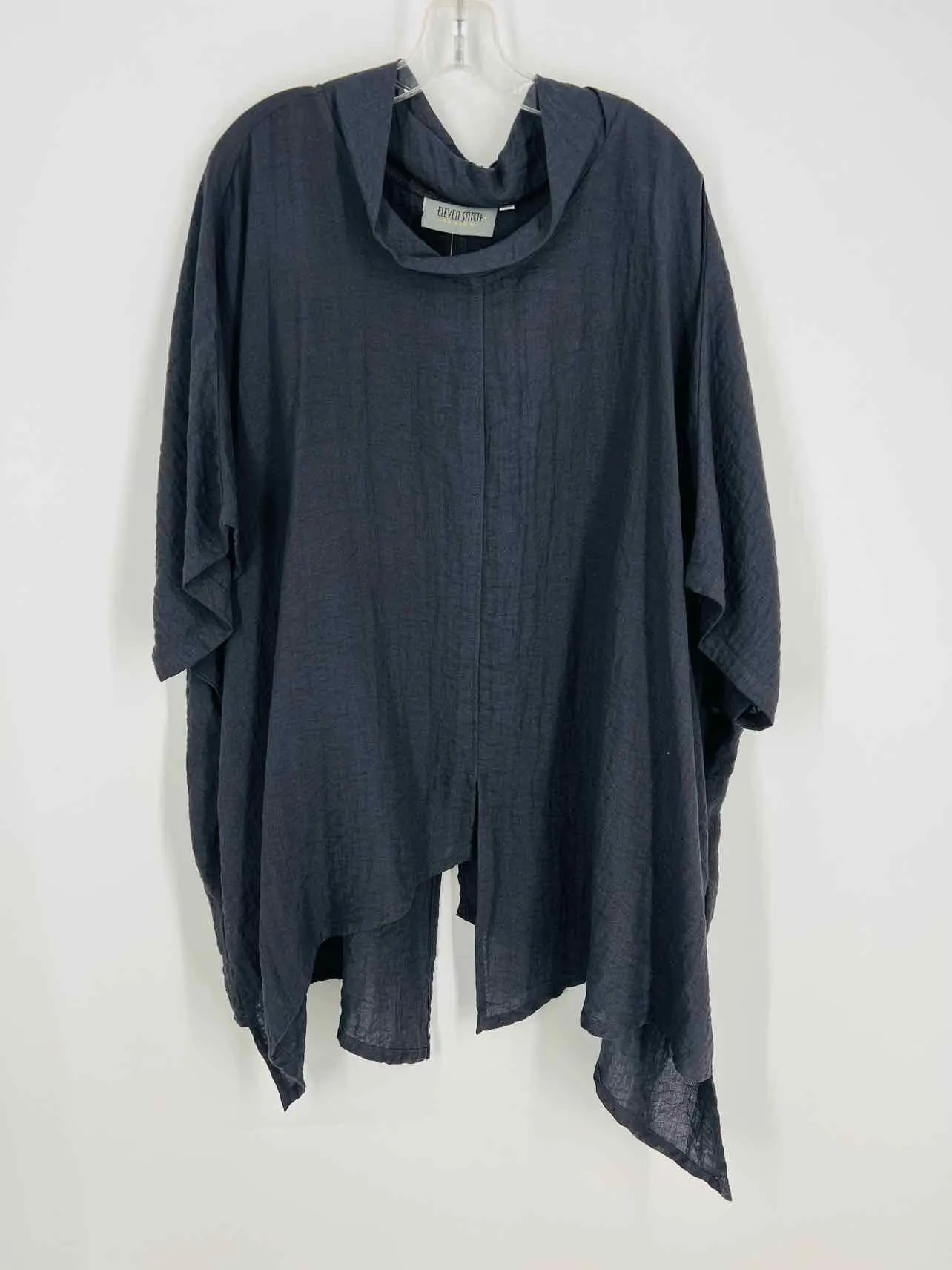 Size L/XL? Gray Cowlneck Solid Tops Tunic