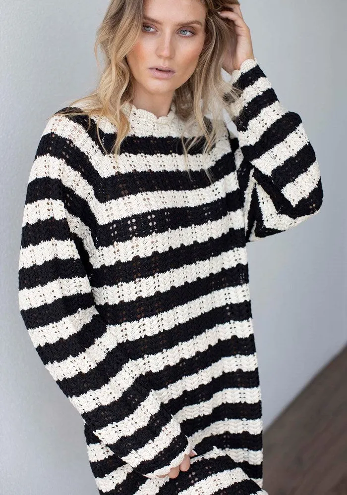 Songful Stripe Knit Tunic