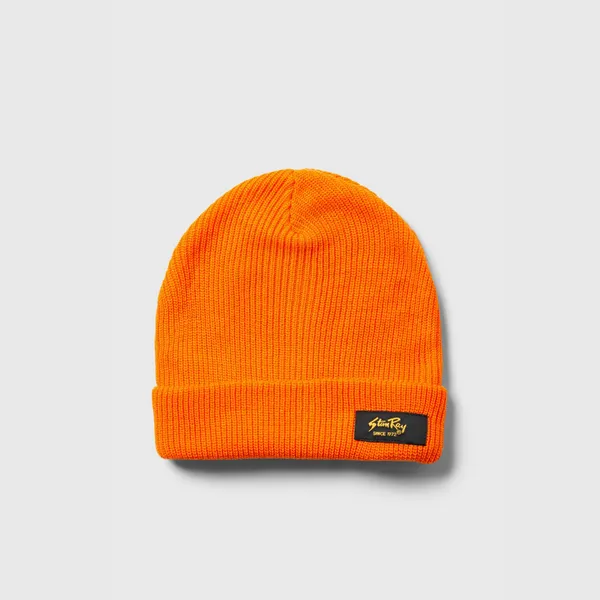 Stan Ray Waffle Skull Beanie - Blaze Orange