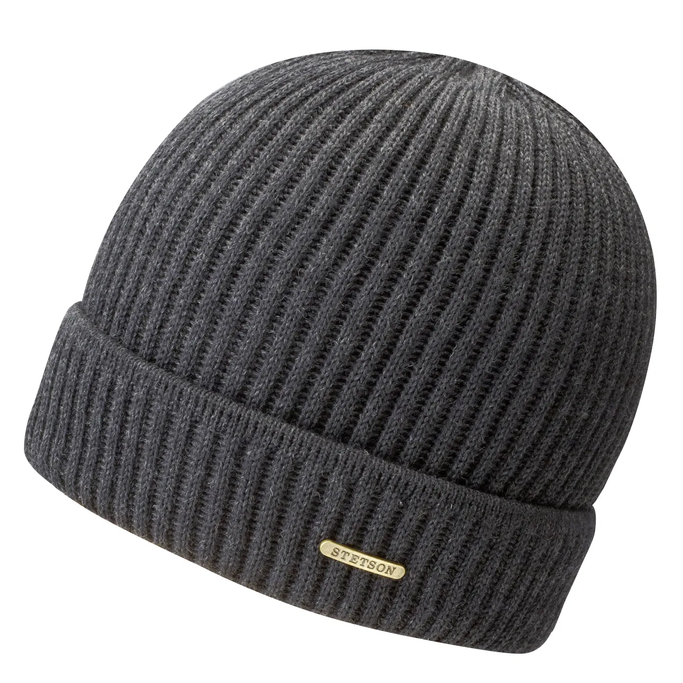 Stetson Unisex Beanie Merino Wool Navy | Buy Stetson Unisex Beanie Merino Wool Navy here | Outnorth