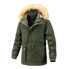 Stylish Hooded Parkas for Winter with Fur-trimmed Hoods