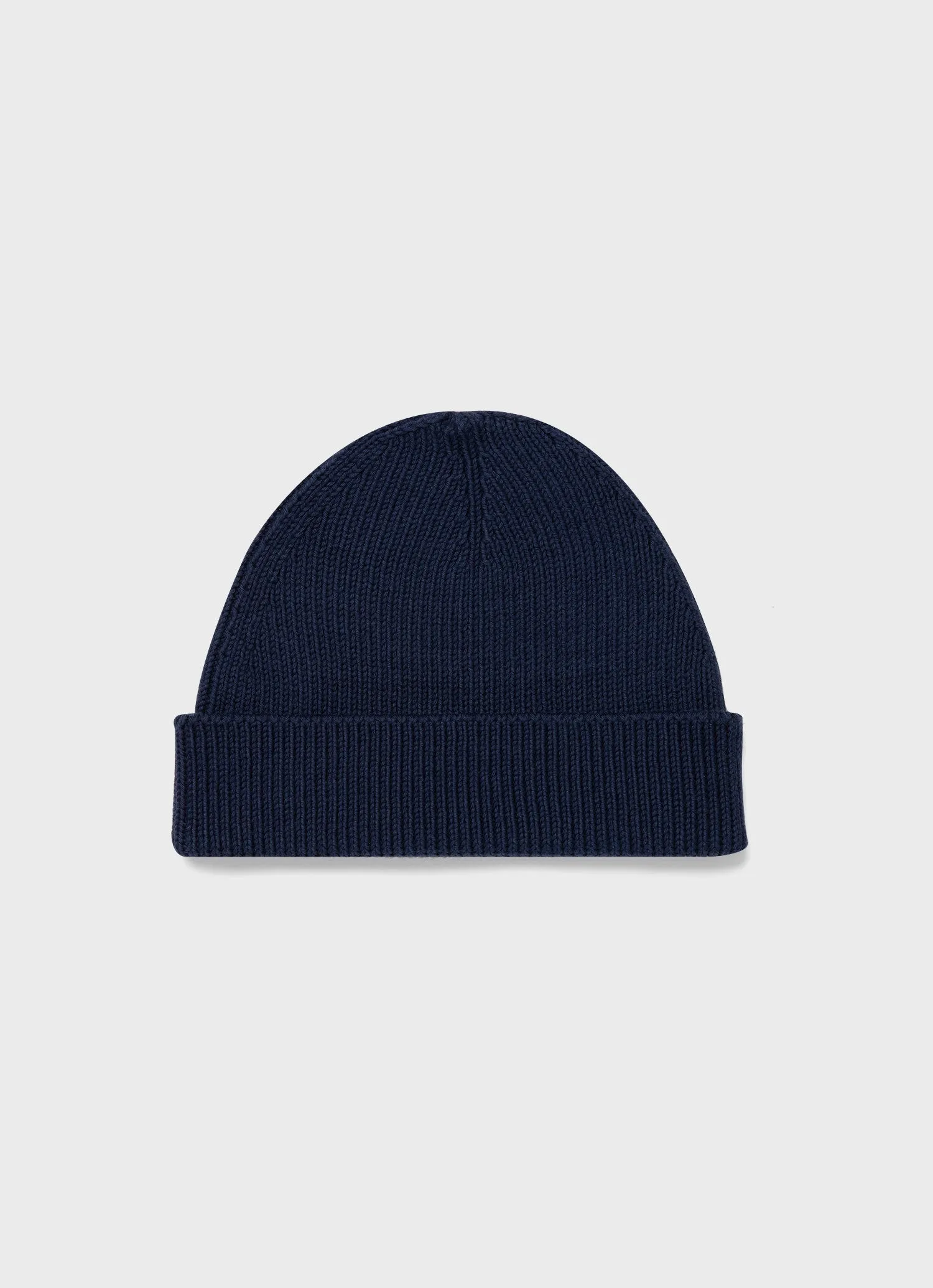 Sunspel x Nigel Cabourn Beanie Hat in Navy