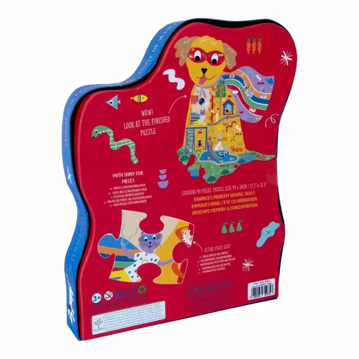 Super Dog 40pc Shaped Jigsaw Puzzle