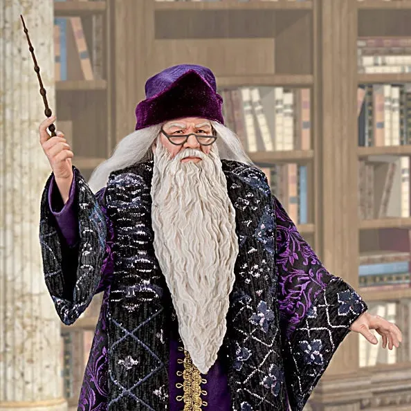 The Asthon-Drake Galleries Professor Dumbledore Poseable Portrait Figure Includes Wand and Fawkes 14-inches