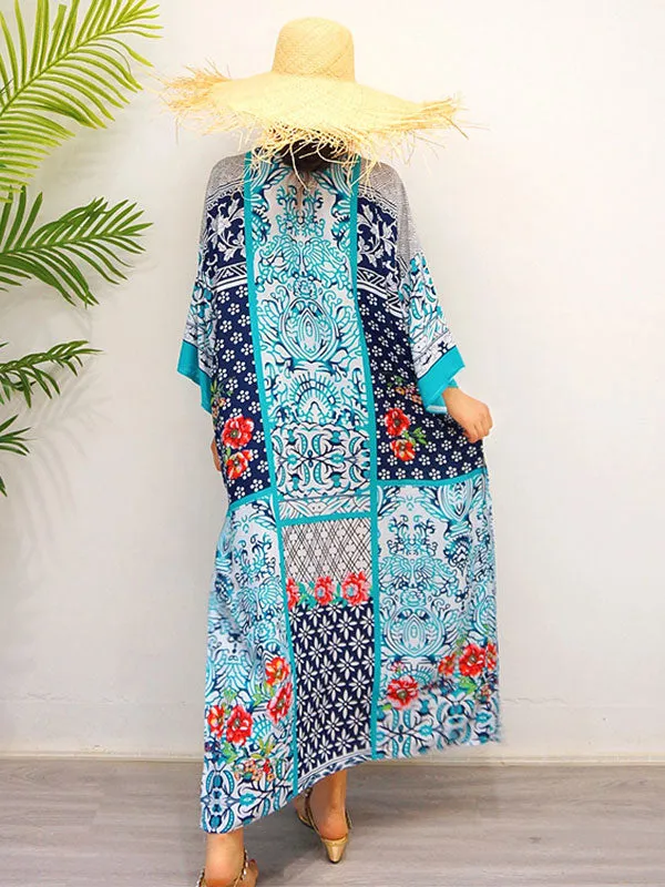 The Josie Retro Style Loose Bohemian Maxi Dress