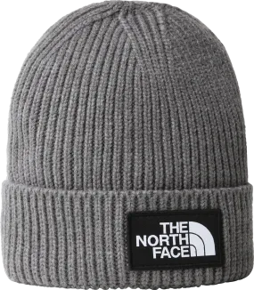 The North Face Kids&#x27; TNF Box Logo Cuff Beanie TNF Medium Grey Heather | Buy The North Face Kids&#x27; TNF Box Logo Cuff Beanie TNF Medium Grey Heather here | Outnorth