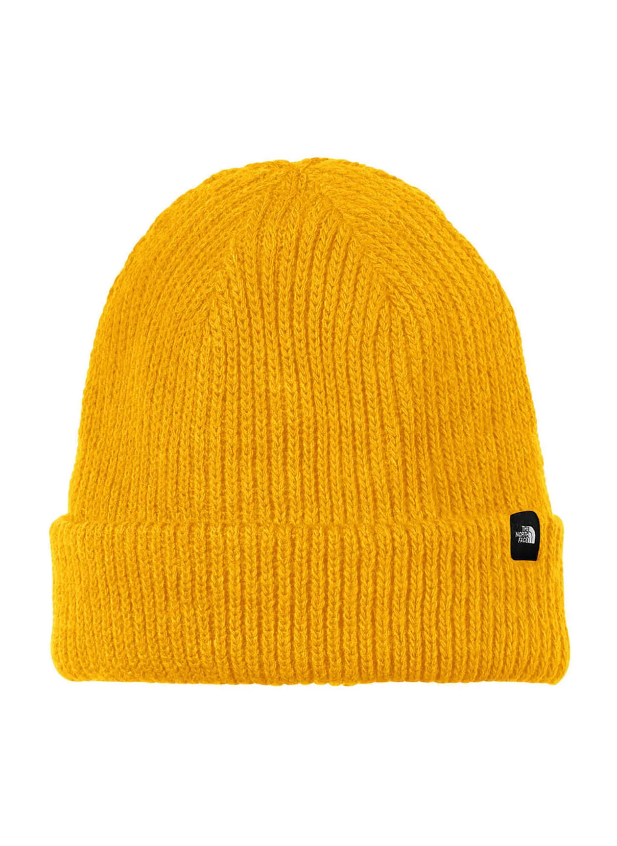 The North Face TNF Yellow Circular Rib Beanie 