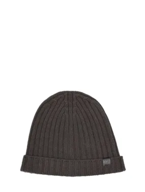 Tom Ford   Cashmere ribbed beanie hat 