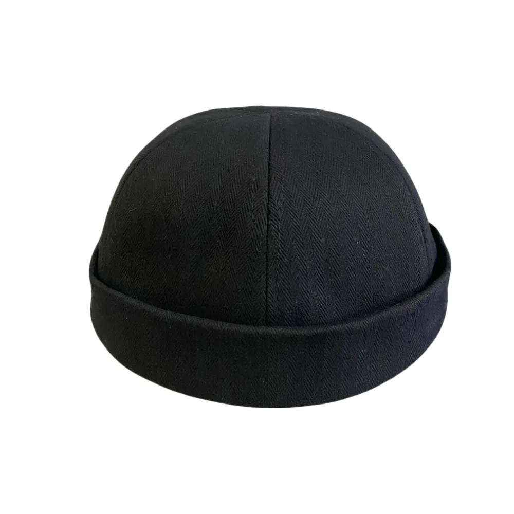 Twill Cotton Watch Cap Beanie Docker Brimless Harbour Hat YZ50137