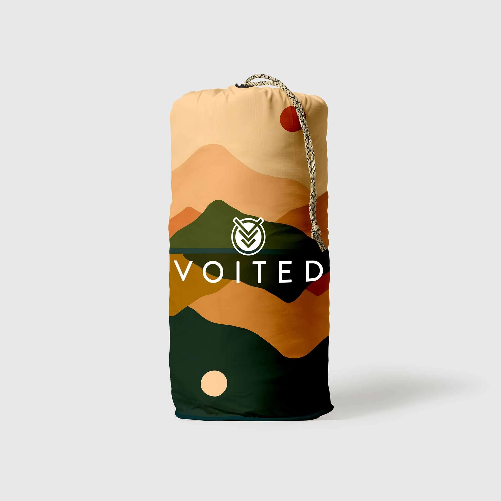 VOITED Recycled Ripstop Outdoor Camping Blanket - Day & Night