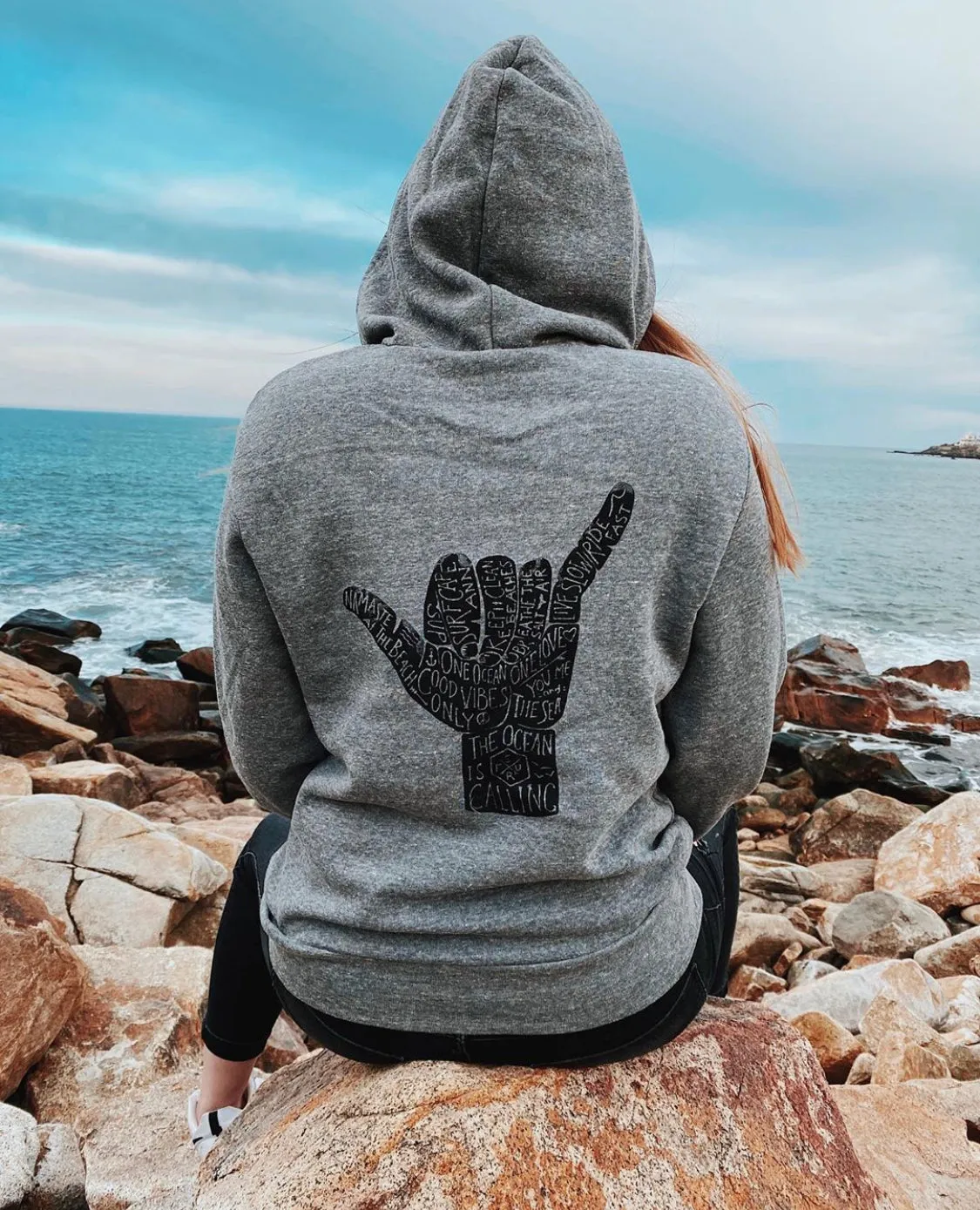 WS - Hang Loose Grey Hoodie