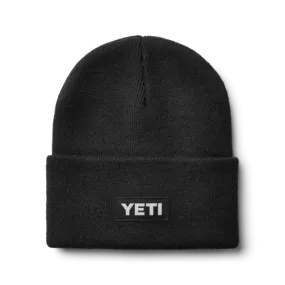 Yeti Logo Badge Beanie - Black